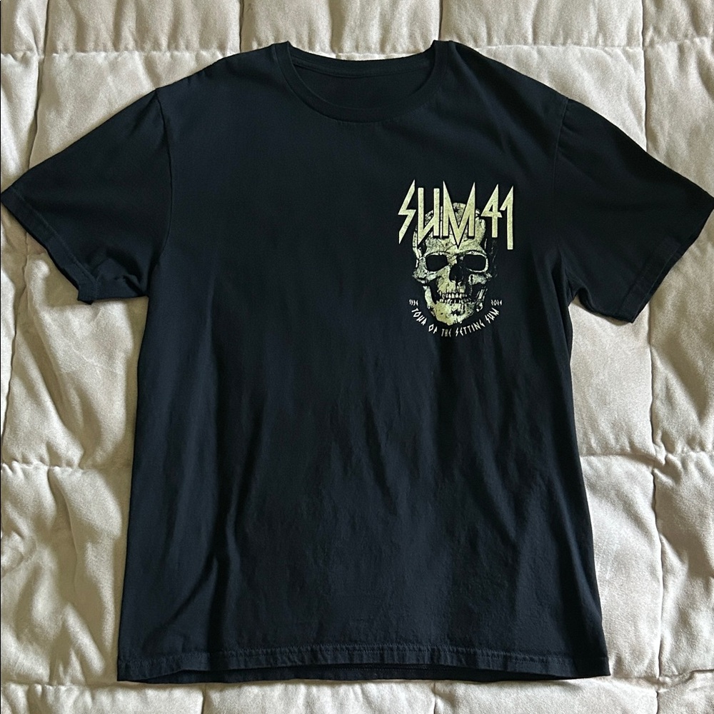 Sum 41 Band Concert T-Shirt from 2024 Tour Size Medium
